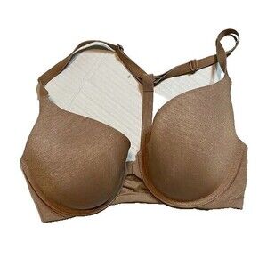 Victoria's Secret Beige Racerback Semi Demi/Demi Buste Underwire Bra SZ 34D
